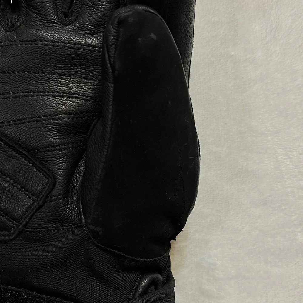 BLACK DIAMOND Gloves Women's SMALL Black Goat Skin Leather GORE-TEX Motorcycle